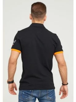 Budget 👍 Shirts & Longsleeves Behype Poloshirt LANAY In Schwarz-Orange Günstig Kaufen 🥰 -Behype Verkäufe behype poloshirt lanay in schwarz orange 2