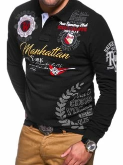 Rabatt ⭐ Shirts & Longsleeves Behype Poloshirt MANHATTAN In Schwarz Günstig Kaufen 🛒