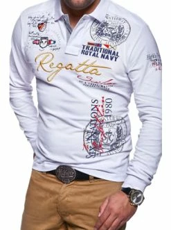 Bestes Angebot 🎁 Shirts & Longsleeves Behype Poloshirt REGATTA In Weiß Günstig Kaufen 🛒