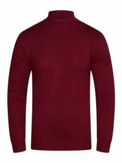 Aktion 🛒 Pullover & Cardigans Behype Pullover MKBONI In Weinrot Günstig Kaufen 🎉