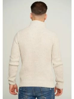 Am billigsten 🧨 Pullover & Cardigans Behype Pullover MKZIP78 In Beige Günstig Kaufen 🎁 -Behype Verkäufe behype pullover mkzip78 in beige 5