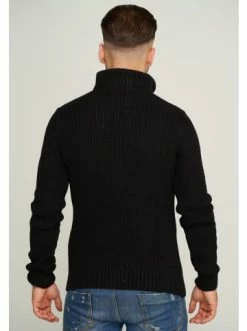 Budget 🔔 Pullover & Cardigans Behype Pullover MKZIP78 In Schwarz Günstig Kaufen ✔️ -Behype Verkäufe behype pullover mkzip78 in schwarz 5
