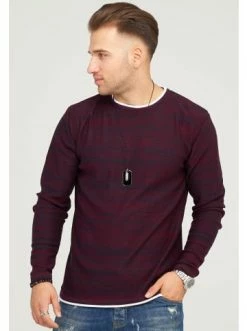 Coupon 👍 Pullover & Cardigans Behype Pullover TAAVI In Bordeaux Günstig Kaufen 👍