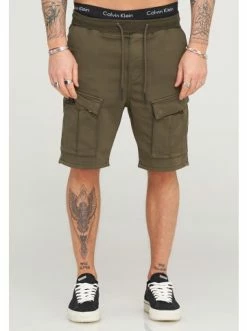 Schlussverkauf 🛒 Hosen Behype Shorts ISMAEL In Khaki Günstig Kaufen 😍