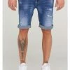 Neu 😀 Hosen Behype Shorts LEOX-529 In Blau Günstig Kaufen 🔔