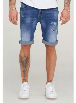 Neu 😀 Hosen Behype Shorts LEOX-529 In Blau Günstig Kaufen 🔔