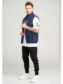 Bestpreis 🥰 Jacken & Mäntel Behype Steppweste STANLAY In Navy Günstig Kaufen ❤️ -Behype Verkäufe behype steppweste stanlay in navy 2