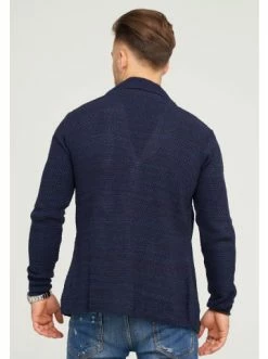 Bestpreis 😉 Sweat & Fleece Behype Strickjacke FELIAN In Navy Günstig Kaufen 😍 -Behype Verkäufe behype strickjacke felian in navy 4