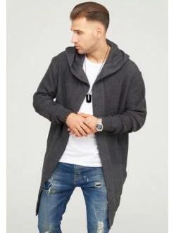 Top 10 😉 Sweat & Fleece Behype Strickjacke JAROMIR In Anthrazit Günstig Kaufen 🎉