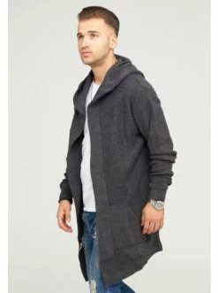 Top 10 😉 Sweat & Fleece Behype Strickjacke JAROMIR In Anthrazit Günstig Kaufen 🎉 -Behype Verkäufe behype strickjacke jaromir in anthrazit 3