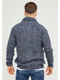 Angebote ⌛ Sweat & Fleece Behype Strickjacke MIKITA In Navy Günstig Kaufen 🥰 -Behype Verkäufe behype strickjacke mikita in navy 3