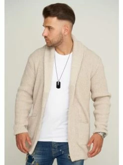 Bestes Angebot 🎁 Sweat & Fleece Behype Strickjacke MKCARDY45 In Beige Günstig Kaufen 💯