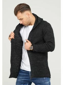 Schlussverkauf 🎉 Sweat & Fleece Behype Strickjacke NELIAN In Schwarz Günstig Kaufen 🌟 -Behype Verkäufe behype strickjacke nelian in schwarz 2