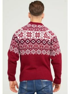 Angebote 🧨 Pullover & Cardigans Behype Strickpullover MPSNOW In Bordeaux Günstig Kaufen 😍 -Behype Verkäufe behype strickpullover mpsnow in bordeaux 3