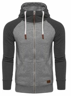 Angebote 🔥 Sweat & Fleece Behype Sweatjacke HENRAY In Grau Günstig Kaufen 🎉