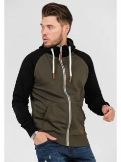 Blitzangebot 🔔 Sweatshirts & Sweatjacken Behype Sweatjacke HENRAY In Khaki Günstig Kaufen 🎉 -Behype Verkäufe behype sweatjacke henray in khaki 3