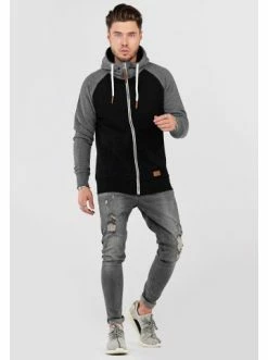 Rabatt 😀 Sweat & Fleece Behype Sweatjacke HENRAY In Schwarz Günstig Kaufen ✨ -Behype Verkäufe behype sweatjacke henray in schwarz 2