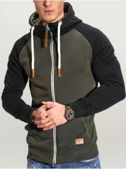 Bestes Angebot 👍 Sweat & Fleece Behype Sweatjacke RAGLAN In Khaki Günstig Kaufen 🎁