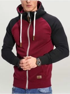 Top 10 🔥 Sweat & Fleece Behype Sweatjacke RAGLAN In Weinrot Günstig Kaufen ✔️
