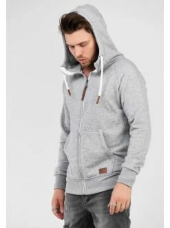 Bester Verkauf 🧨 Sweat & Fleece Behype Sweatjacke SWANTON In Grau Günstig Kaufen 😀 -Behype Verkäufe behype sweatjacke swanton in grau 2