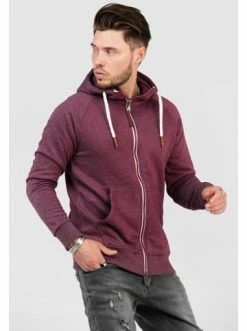Neu ✔️ Sweat & Fleece Behype Sweatjacke SWANTON In Weinrot Günstig Kaufen ✔️ -Behype Verkäufe behype sweatjacke swanton in weinrot 2