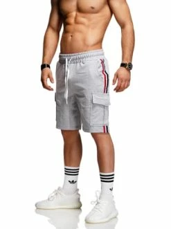 Am billigsten ⭐ Hosen Behype Sweatshorts FABIO In Grau Günstig Kaufen ❤️