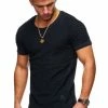 Brandneu 🔔 Shirts & Longsleeves Behype T-Shirt ARNOLD In Schwarz Günstig Kaufen 💯