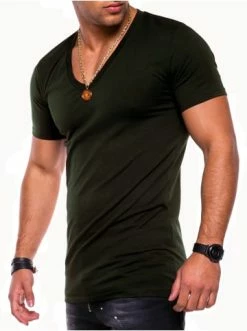 Billig 🔔 Shirts & Longsleeves Behype T-Shirt B-KILIAN In Khaki Günstig Kaufen 🔔