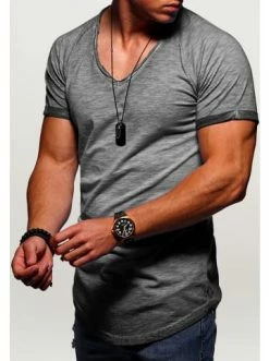 Bestpreis 🛒 Shirts & Longsleeves Behype T-Shirt DANNY In Dunkelgrau Günstig Kaufen ⌛