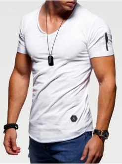 Coupon 👍 Shirts & Longsleeves Behype T-Shirt KANE In Weiß Günstig Kaufen 🎁