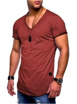 Blitzangebot ⌛ Shirts & Longsleeves Behype T-Shirt NUKE In Bordeaux (wash) Günstig Kaufen ⭐