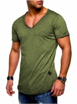 Brandneu 😀 Shirts & Longsleeves Behype T-Shirt NUKE In Khaki (wash) Günstig Kaufen 🎉