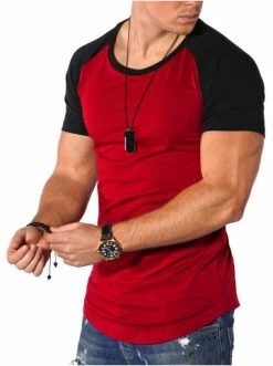 Neu ✨ Shirts & Longsleeves Behype T-Shirt Rio In Weinrot Günstig Kaufen 🎉