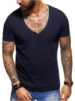 Angebote 🧨 Shirts & Longsleeves Behype T-Shirt VIC In Navy Günstig Kaufen 🛒