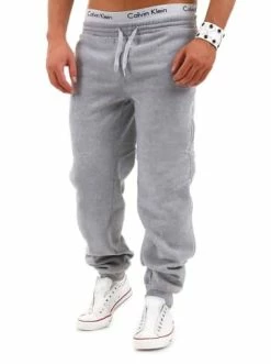 Schlussverkauf 🔔 Hosen Behype Trainingshose JOSEY In Hellgrau Günstig Kaufen 🧨