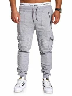 Brandneu 👏 Hosen Behype Trainingshose MATHEY In Hellgrau Günstig Kaufen 🎉